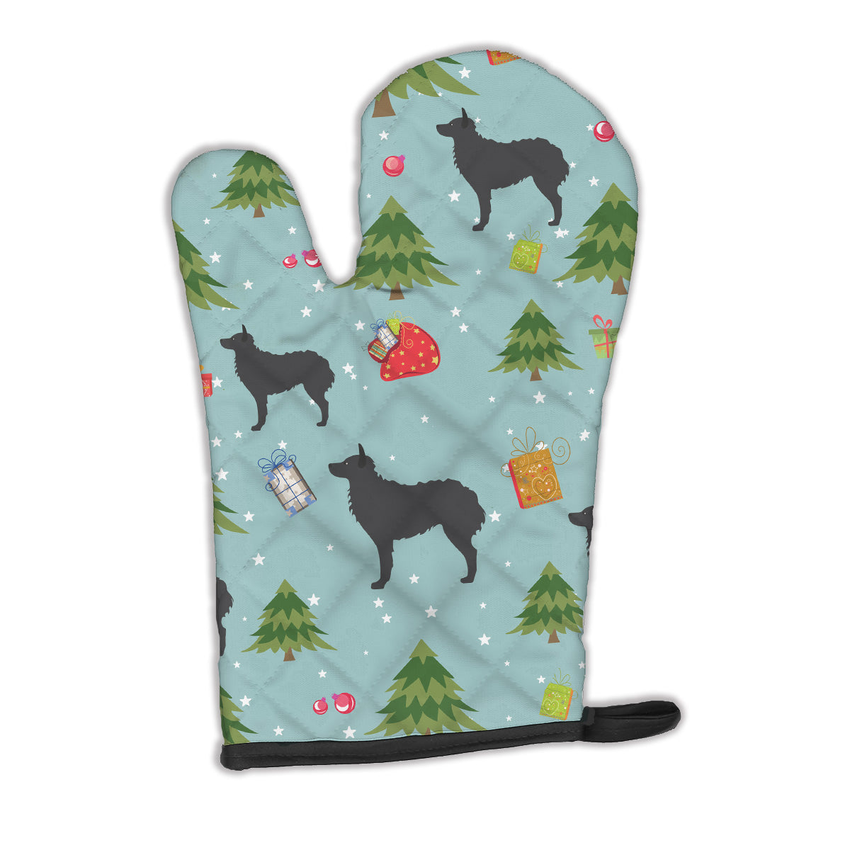 Christmas Croatian Sheepdog Oven Mitt BB4845OVMT  the-store.com.