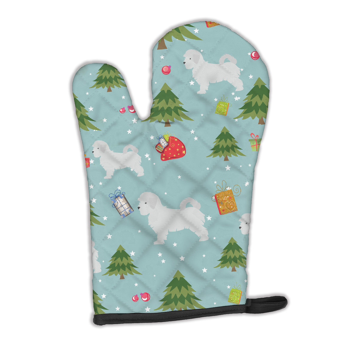 Christmas Maltese Oven Mitt BB4860OVMT  the-store.com.