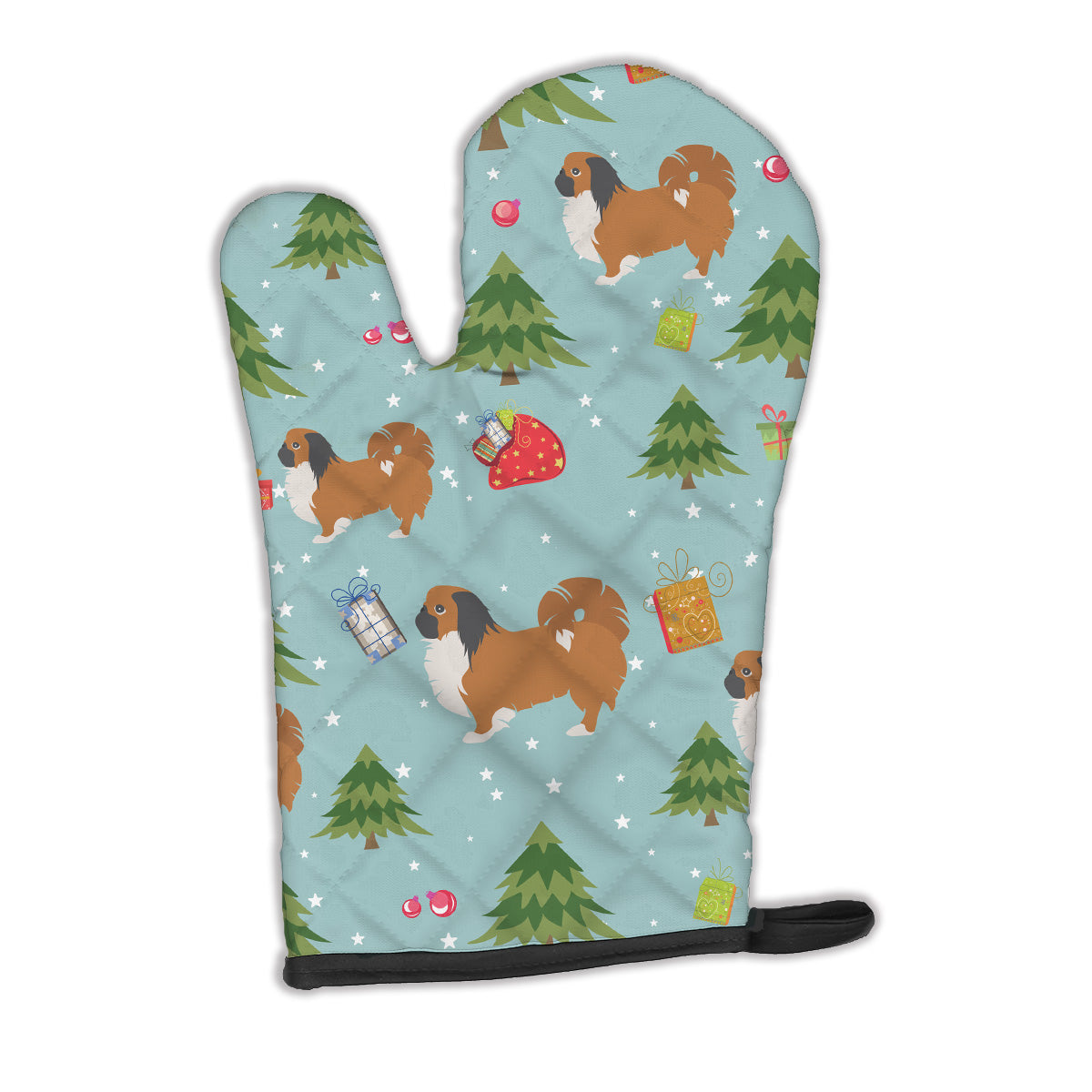 Christmas Pekingese Oven Mitt BB4862OVMT  the-store.com.