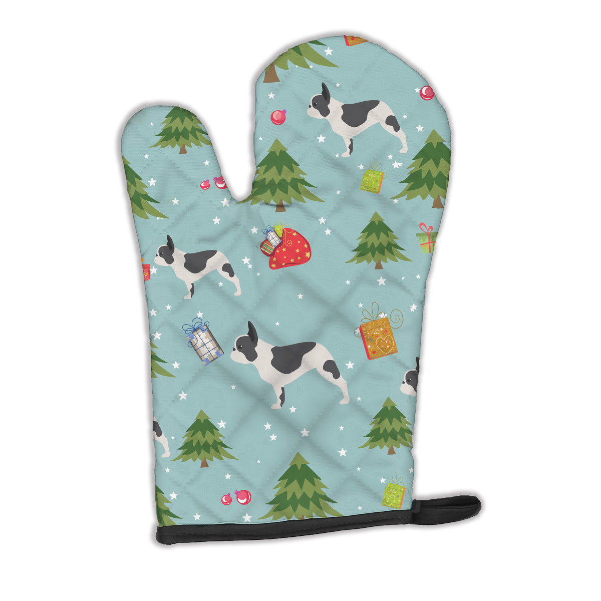 Christmas French Bulldog Oven Mitt BB4865OVMT  the-store.com.