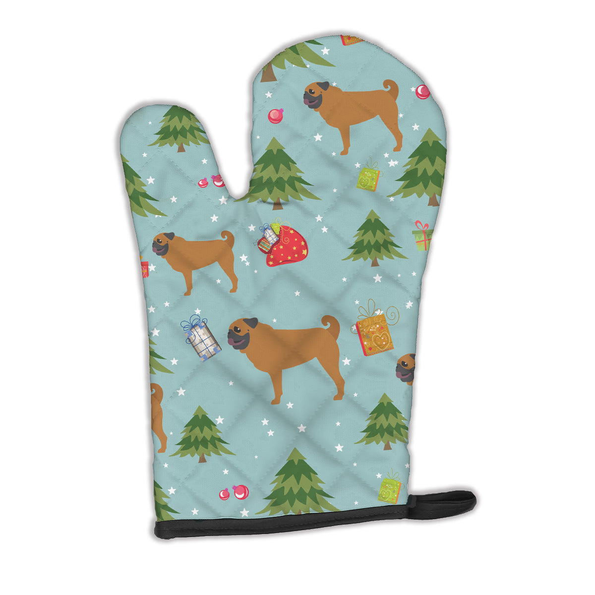 Christmas Pug Oven Mitt BB4871OVMT  the-store.com.