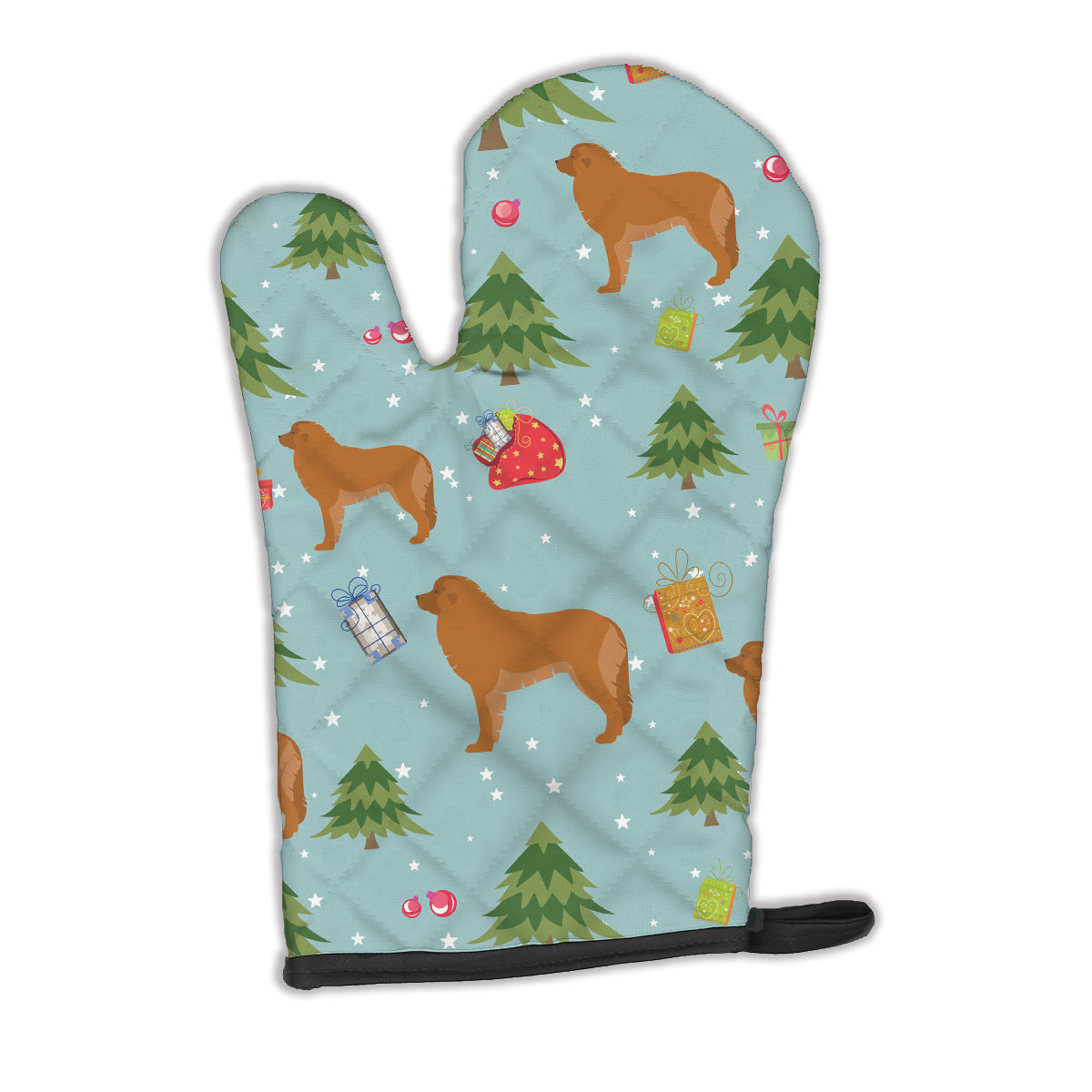 Christmas Leonberger Oven Mitt BB4882OVMT  the-store.com.