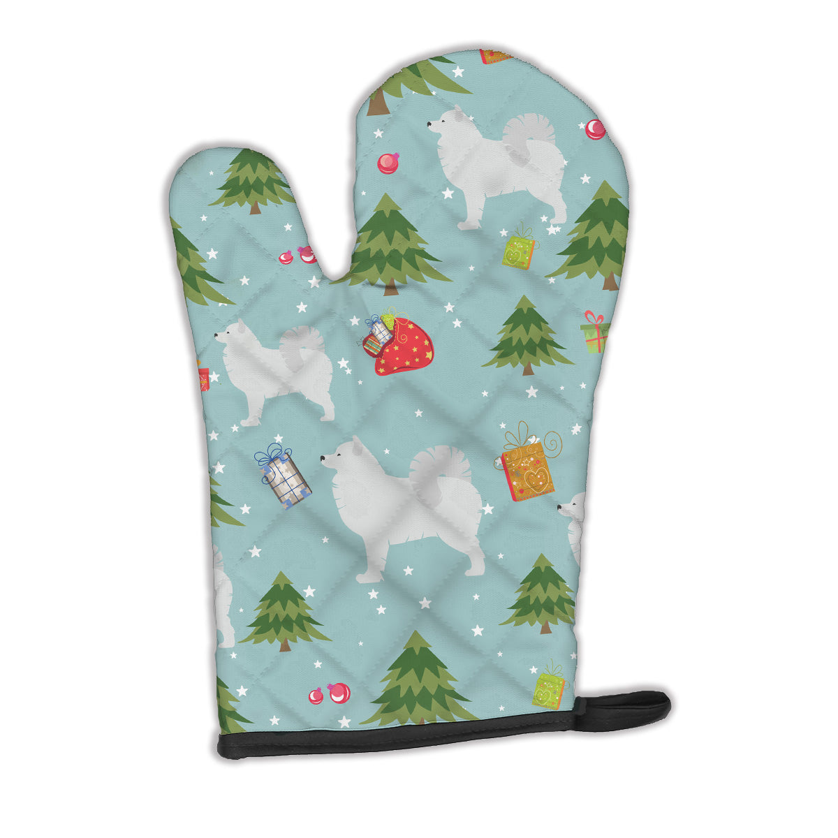 Christmas Samoyed Oven Mitt BB4883OVMT  the-store.com.