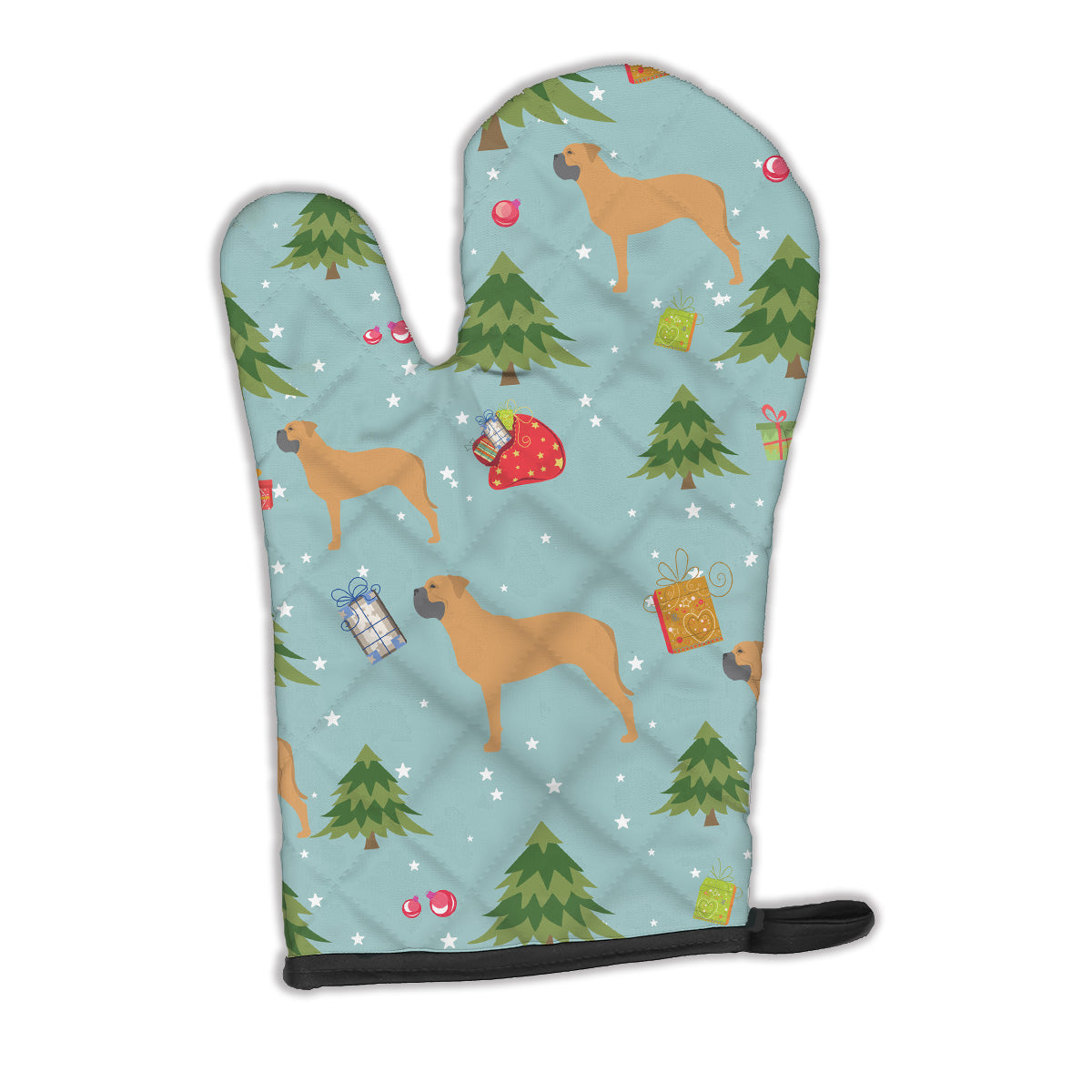 Christmas Bullmastiff Oven Mitt BB4895OVMT  the-store.com.