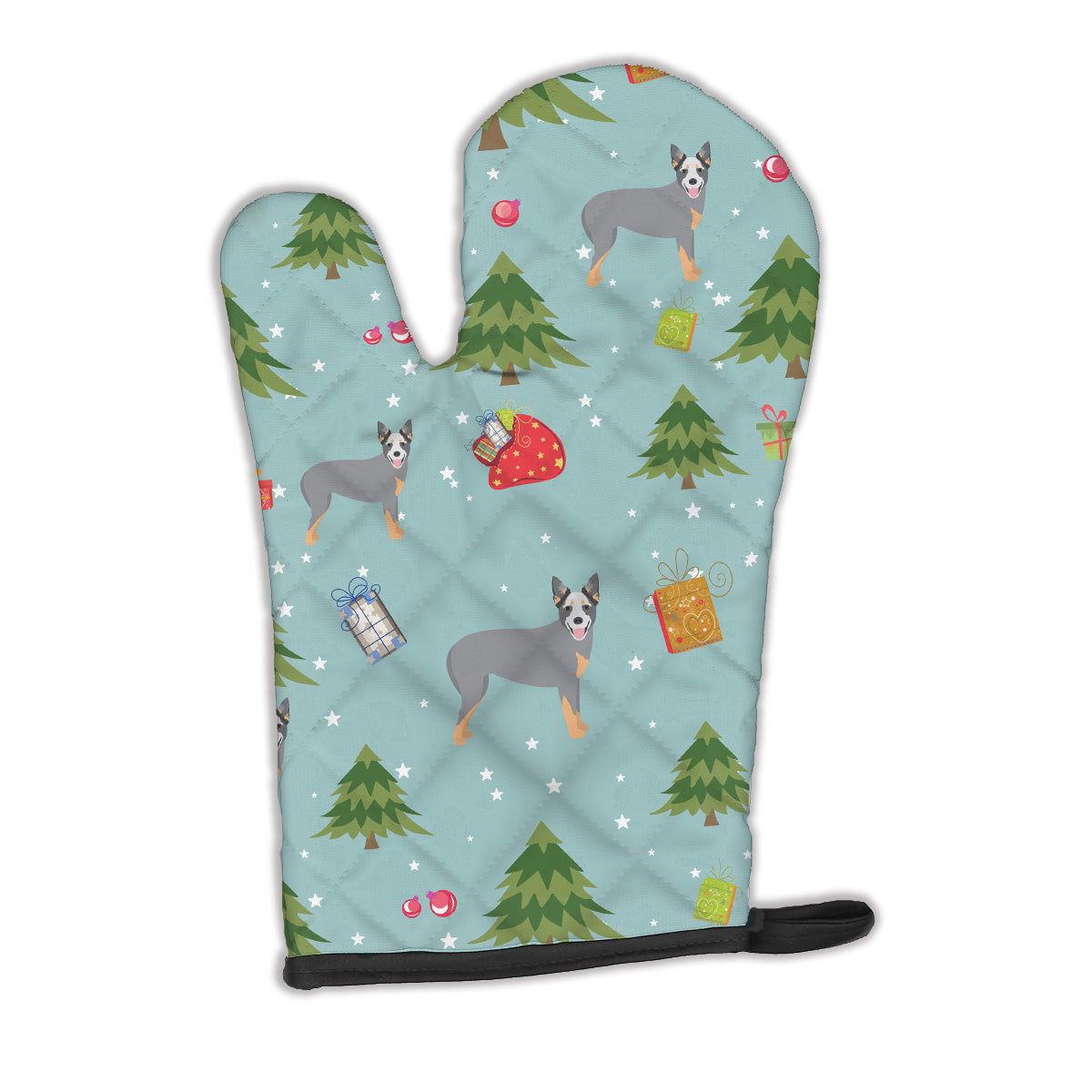 Christmas Australian Cattle Dog Oven Mitt BB4906OVMT  the-store.com.