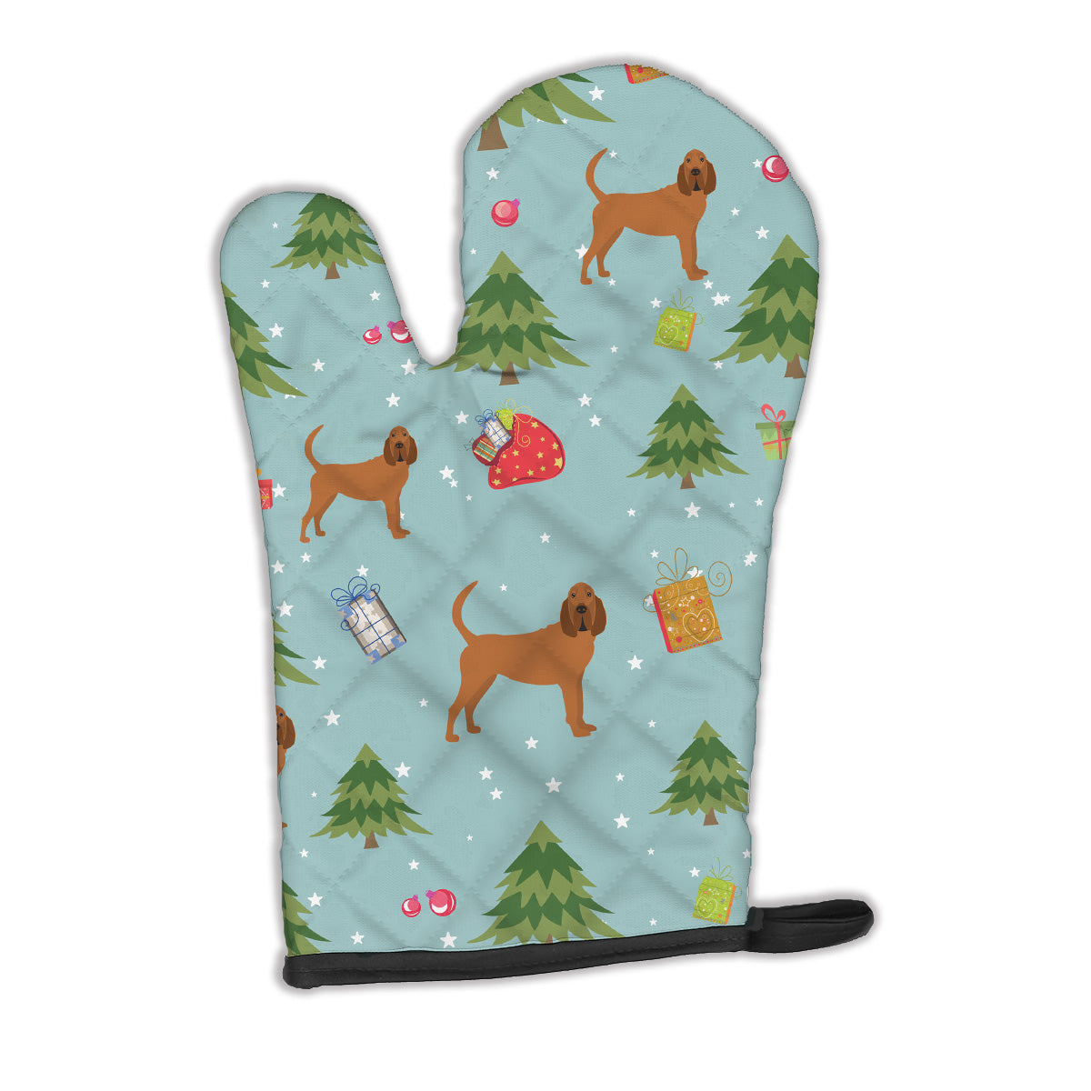 Christmas Bloodhound Oven Mitt BB4912OVMT  the-store.com.