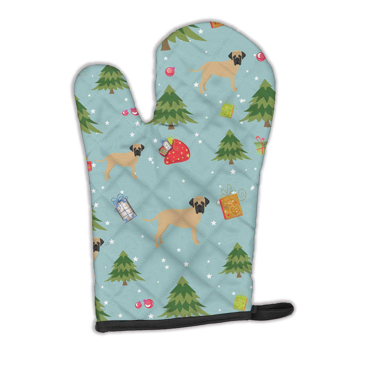 Christmas Bullmastiff Oven Mitt BB4918OVMT  the-store.com.