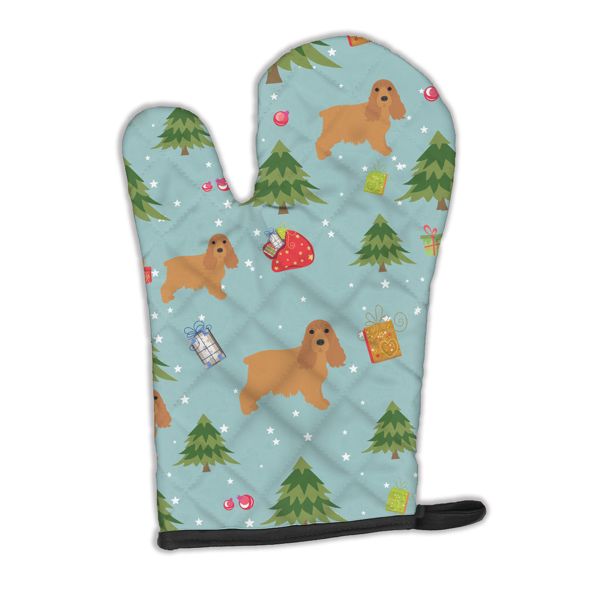 Christmas Cocker Spaniel Oven Mitt BB4938OVMT  the-store.com.