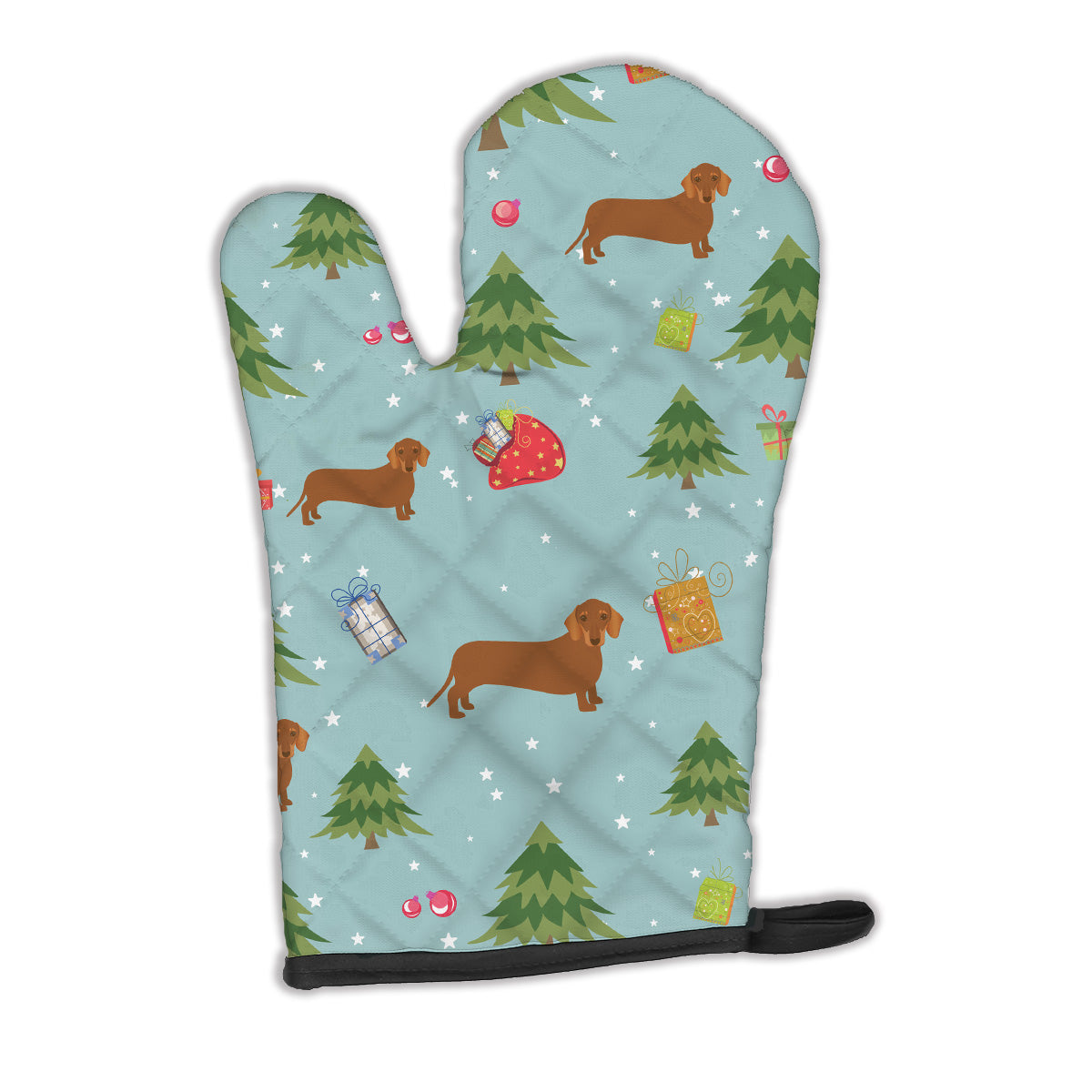 Christmas Red Dachshund Oven Mitt BB4942OVMT  the-store.com.