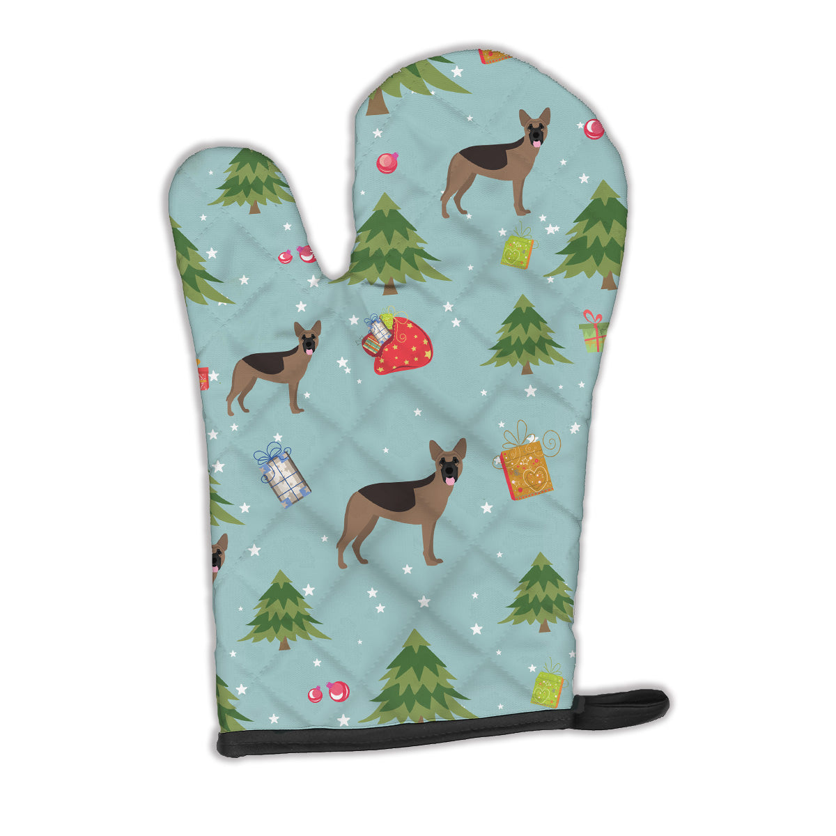 Christmas German Shepherd Oven Mitt BB4945OVMT  the-store.com.