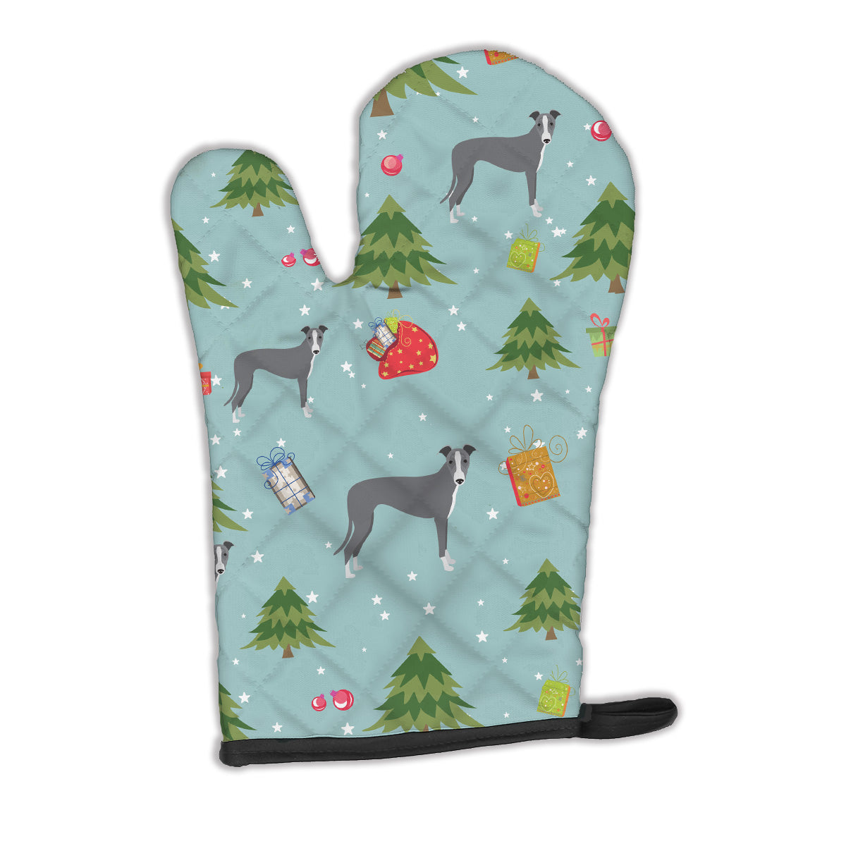 Christmas Italian Greyhound Oven Mitt BB4961OVMT  the-store.com.