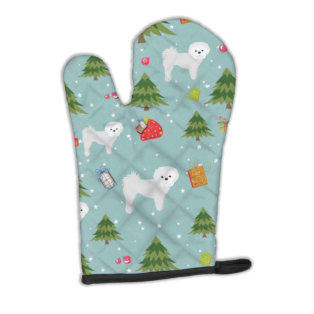 Christmas Maltese Oven Mitt BB4966OVMT  the-store.com.