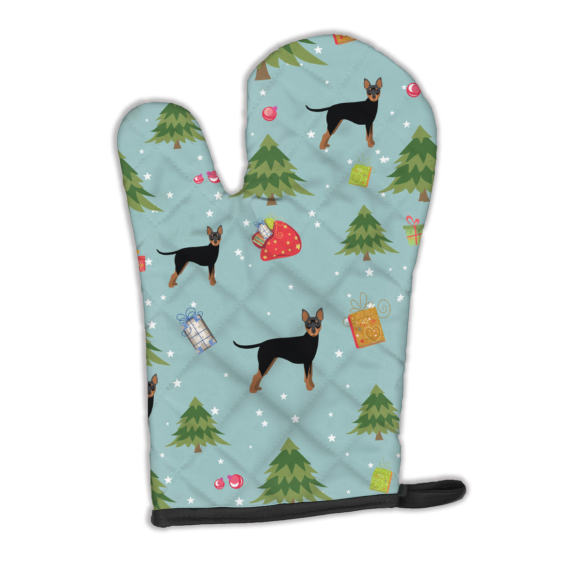 Christmas Manchester Terrier Oven Mitt BB4967OVMT  the-store.com.