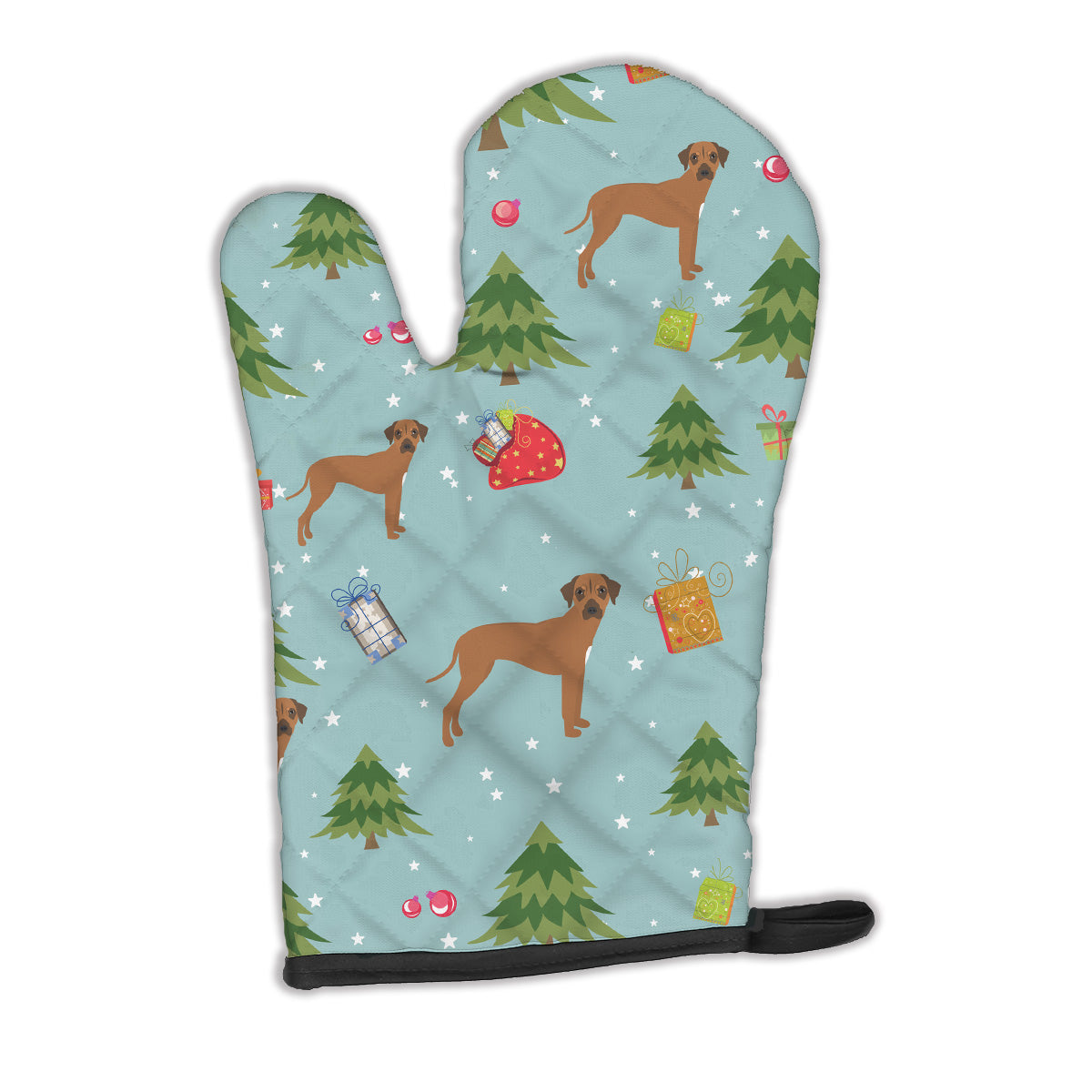 Christmas Rhodesian Ridgeback Oven Mitt BB4976OVMT  the-store.com.