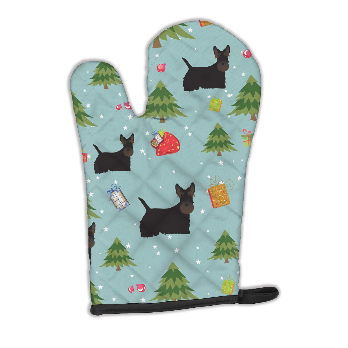 Christmas Scottish Terrier Oven Mitt BB4979OVMT  the-store.com.