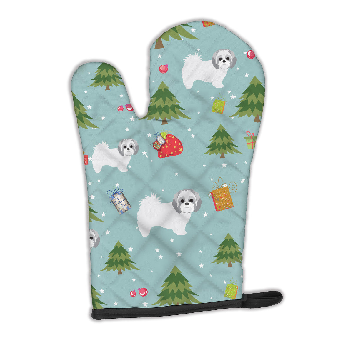 Christmas Shih Tzu Oven Mitt BB4981OVMT  the-store.com.