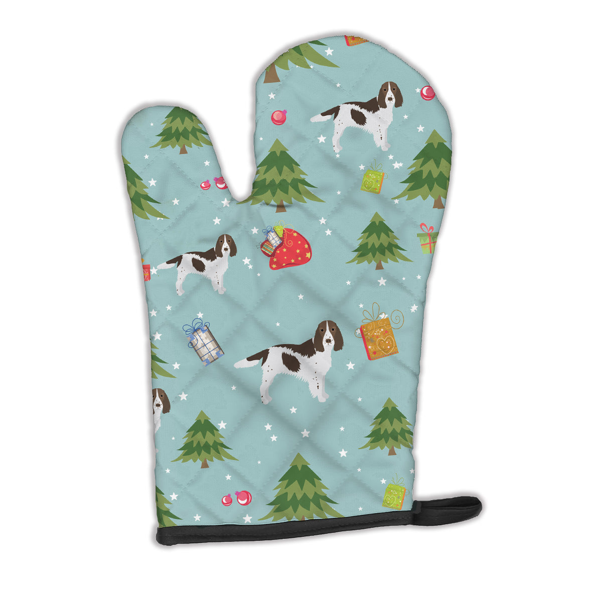 Christmas Springer Spaniel Oven Mitt BB4983OVMT  the-store.com.