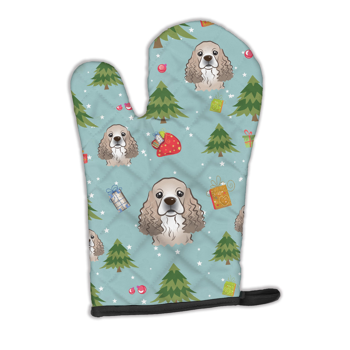 Christmas Cocker Spaniel Oven Mitt BB5005OVMT  the-store.com.