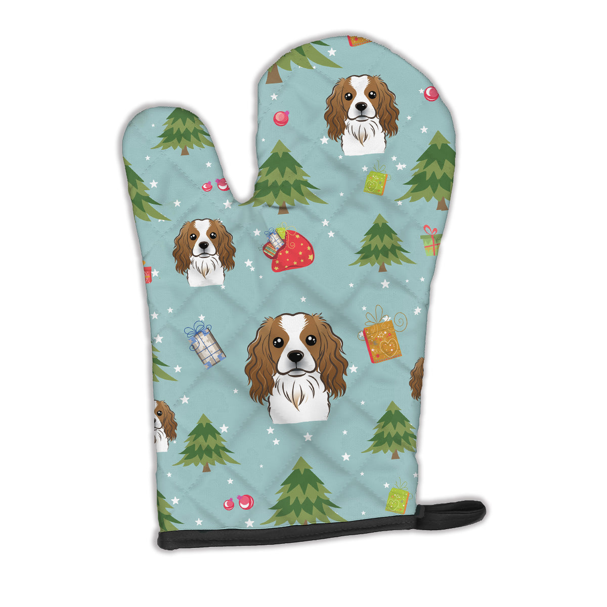 Christmas Cavalier Spaniel Oven Mitt BB5013OVMT  the-store.com.