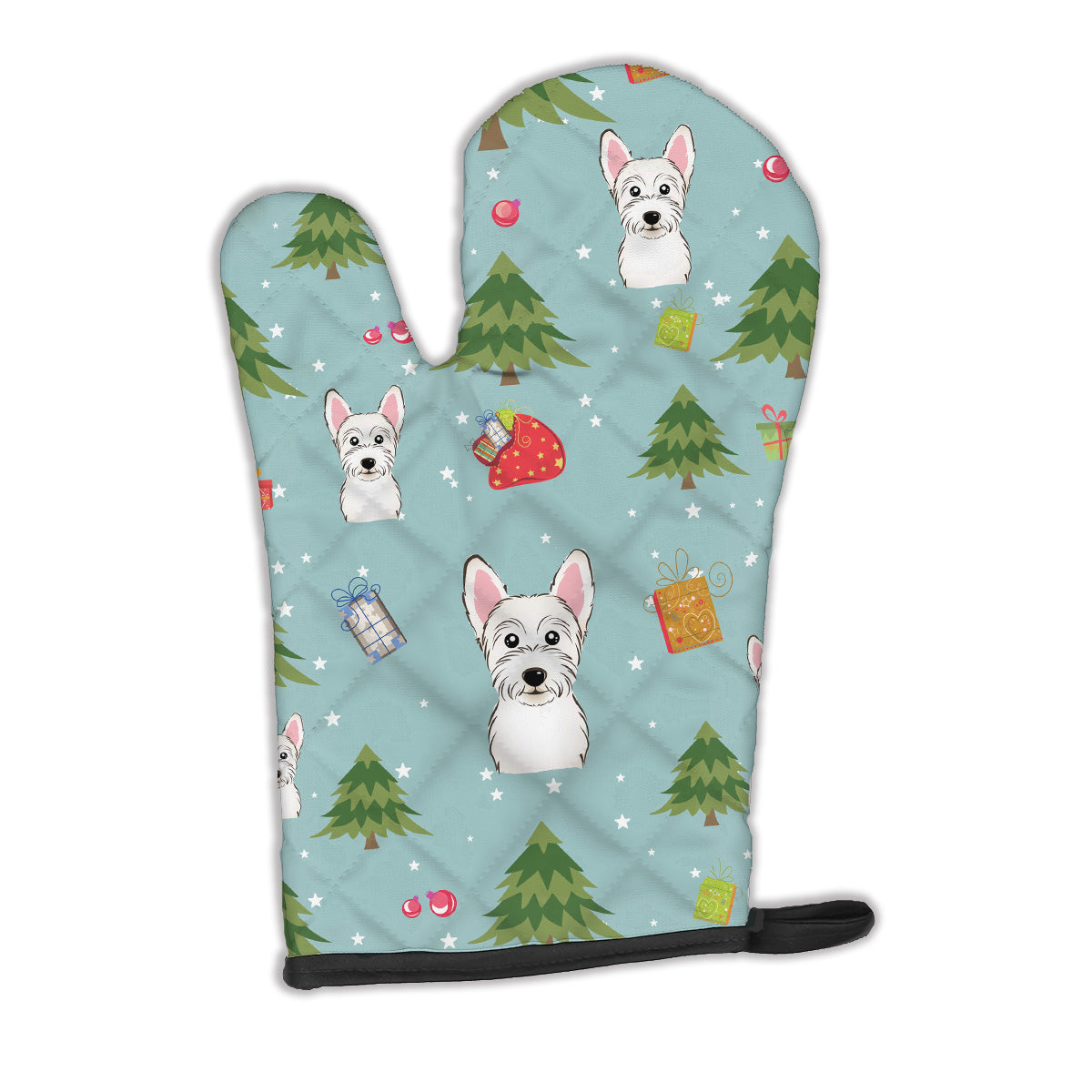 Christmas Westie Oven Mitt BB5015OVMT  the-store.com.