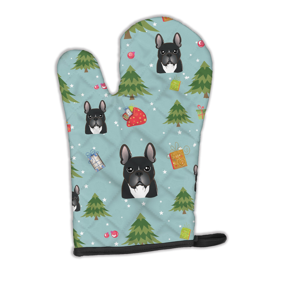 Christmas French Bulldog Oven Mitt BB5016OVMT  the-store.com.