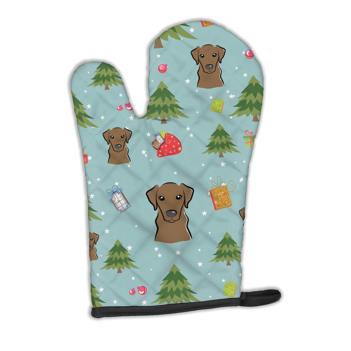 Christmas Chocolate Labrador Oven Mitt BB5023OVMT  the-store.com.