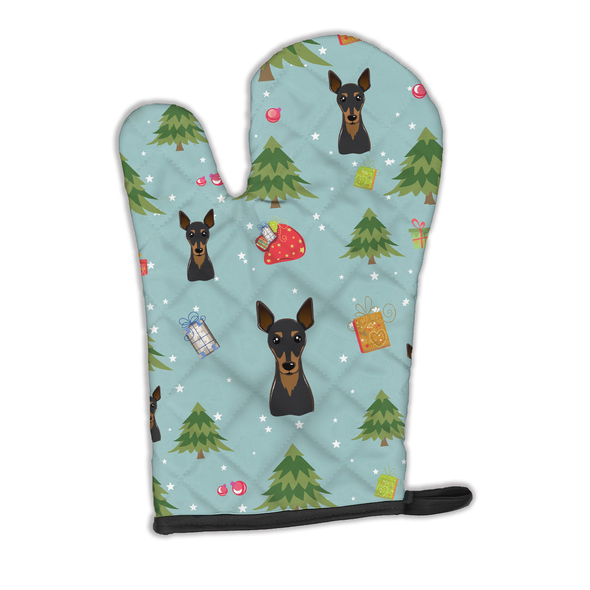 Christmas Min Pin Oven Mitt BB5029OVMT  the-store.com.