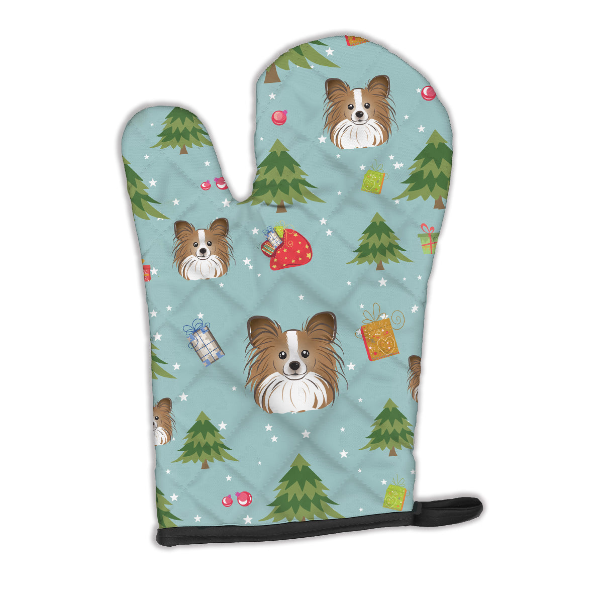 Christmas Papillon Oven Mitt BB5037OVMT  the-store.com.