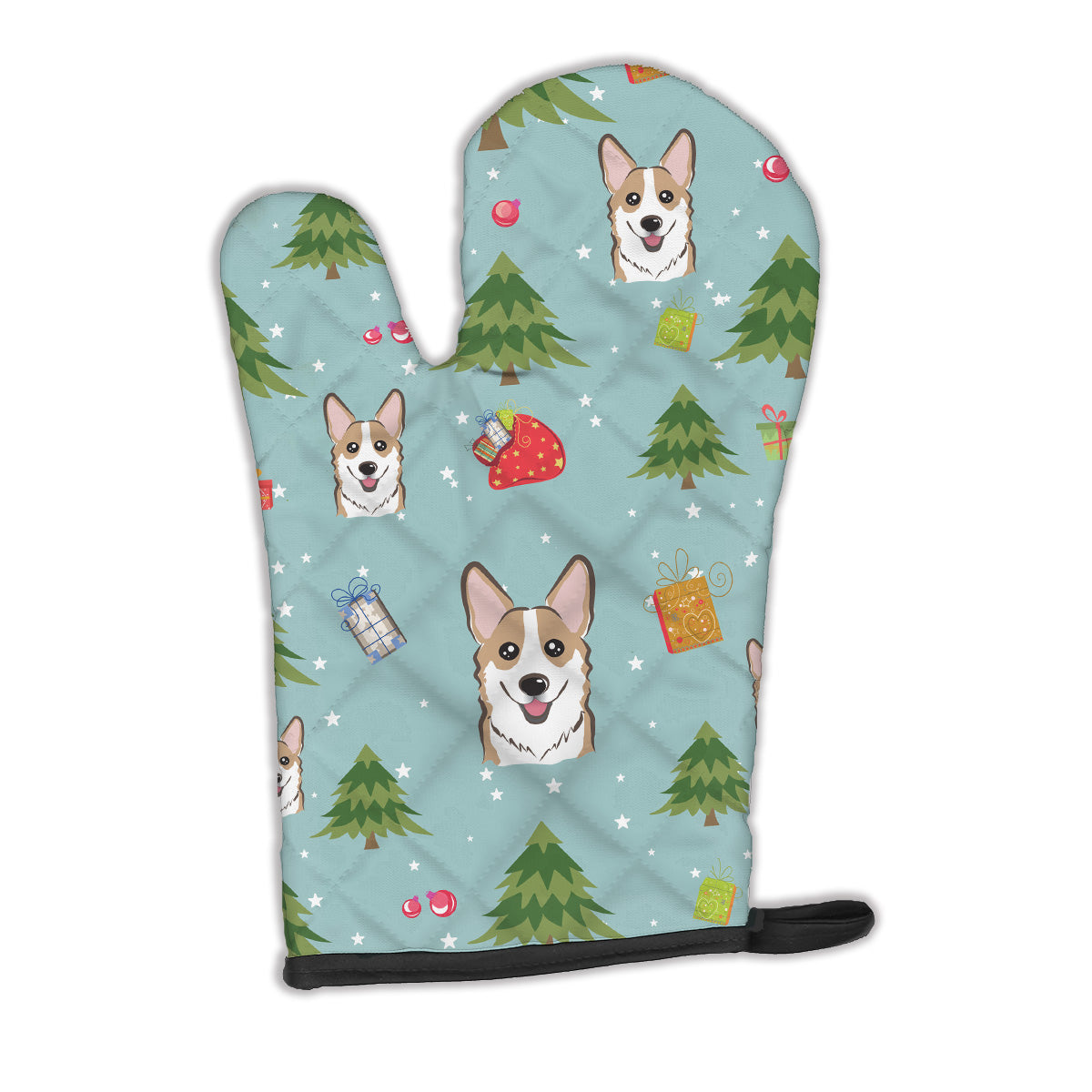 Christmas Sable Corgi Oven Mitt BB5042OVMT  the-store.com.