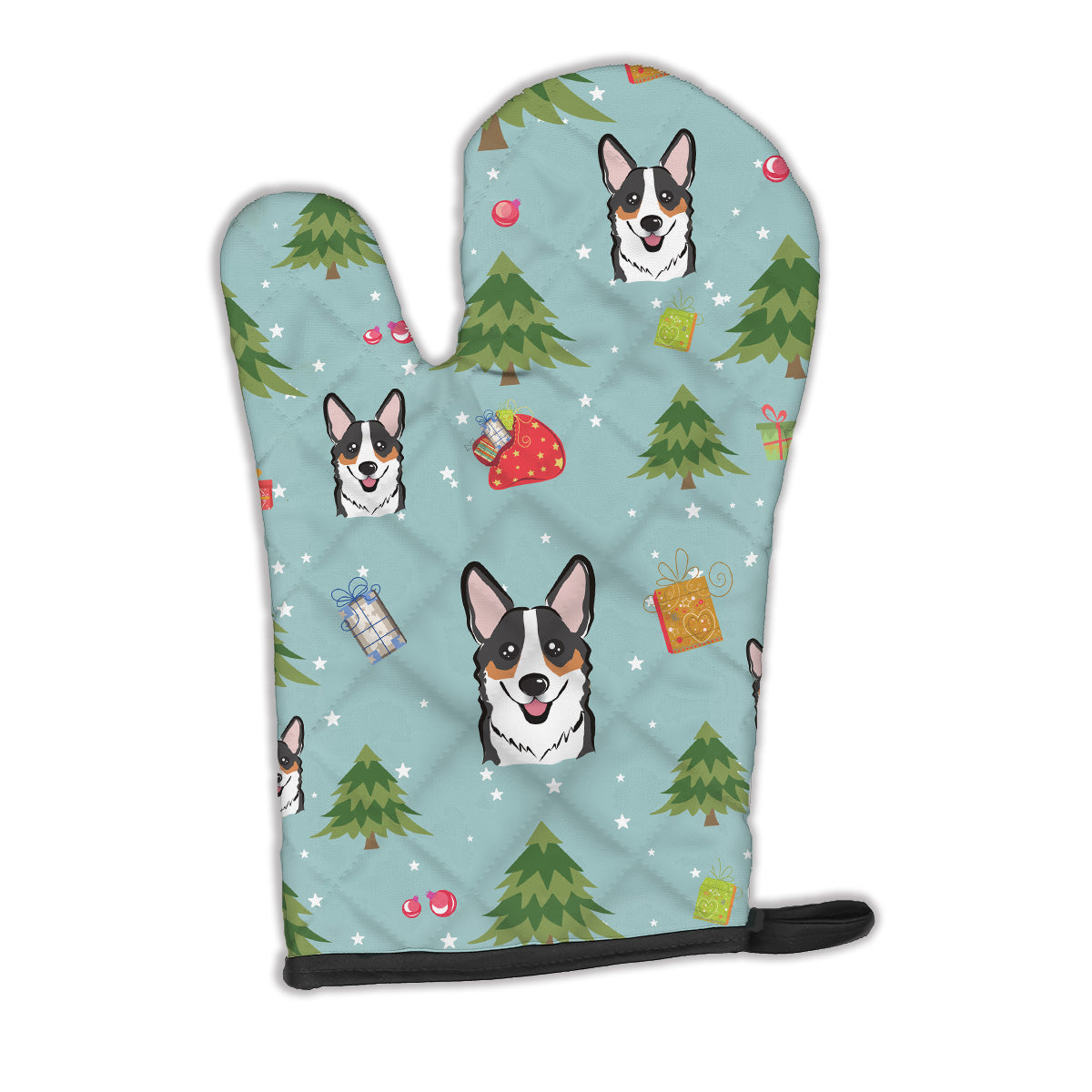 Christmas Tricolor Corgi Oven Mitt BB5044OVMT  the-store.com.