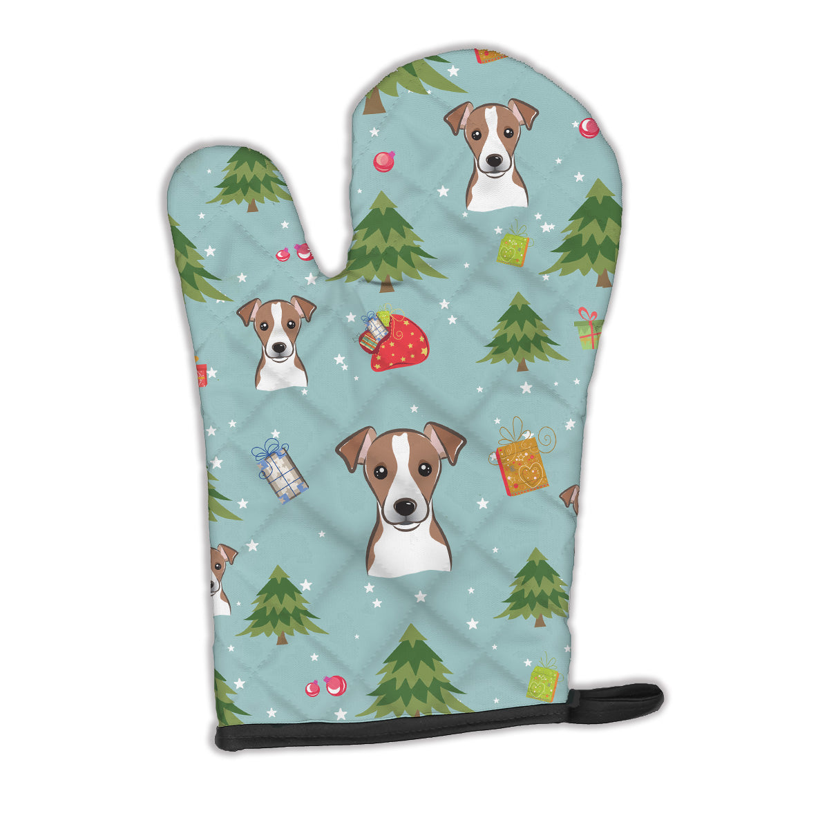 Christmas Jack Russell Terrier Oven Mitt BB5049OVMT  the-store.com.