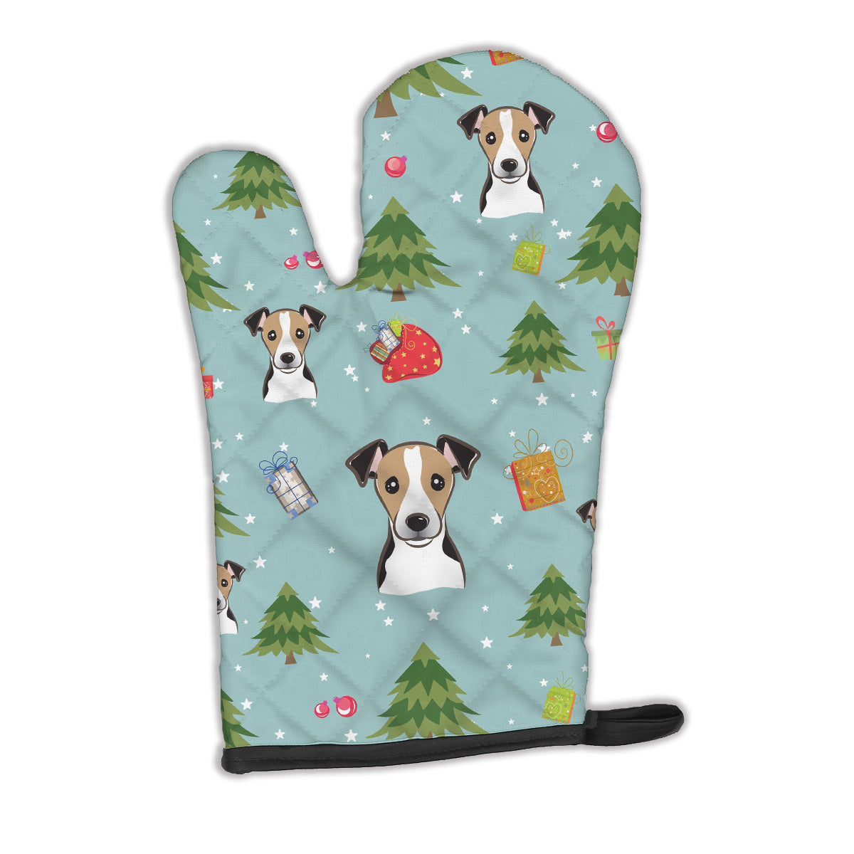 Christmas Jack Russell Terrier Oven Mitt BB5050OVMT  the-store.com.