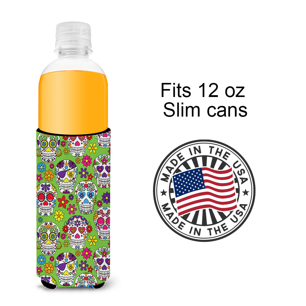 Day of the Dead Green  Ultra Hugger for slim cans BB5117MUK  the-store.com.