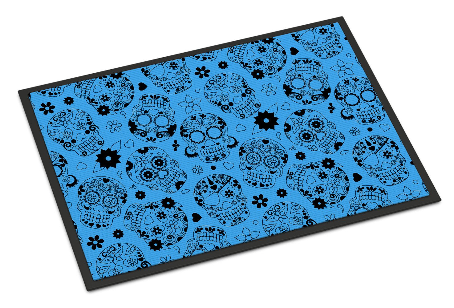 Day of the Dead Red Indoor or Outdoor Mat 24x36 BB5120JMAT by Caroline's Treasures