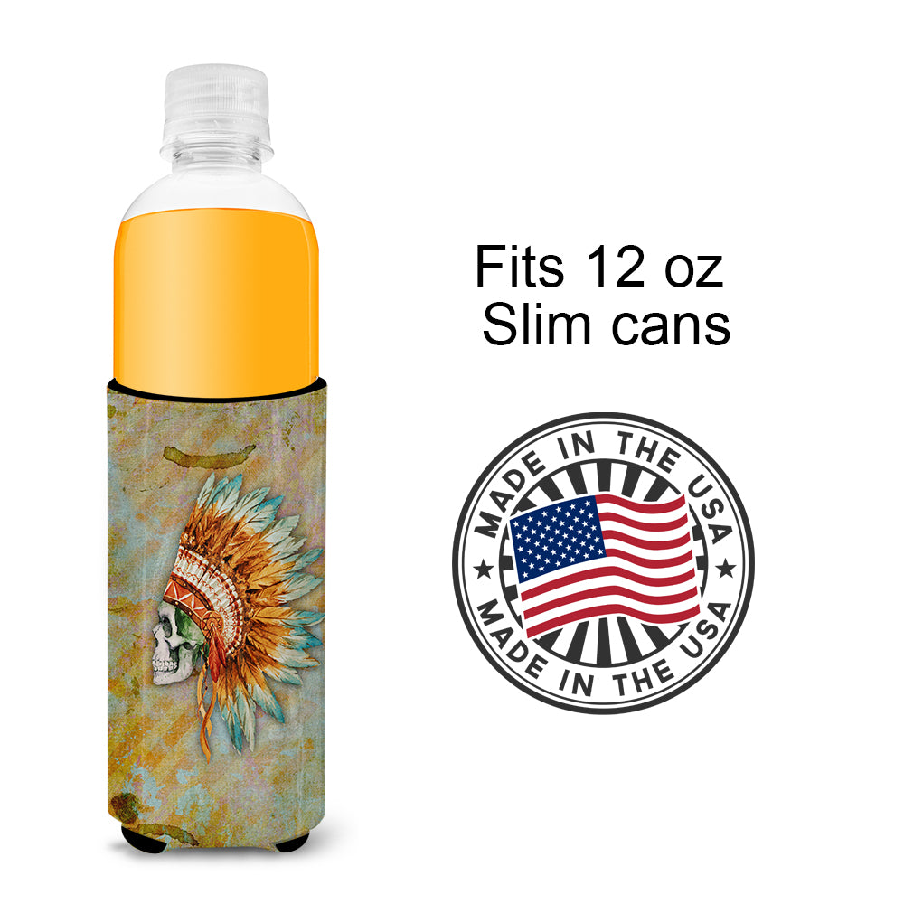 Day of the Dead Indian Skull   Ultra Hugger for slim cans BB5127MUK  the-store.com.