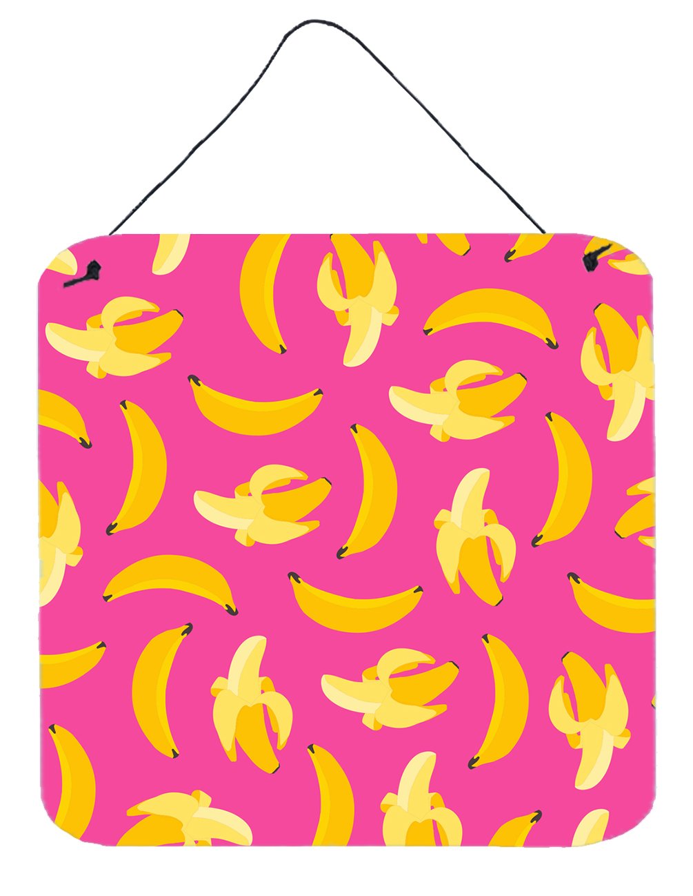 Bananas on Pink Wall or Door Hanging Prints BB5140DS66 by Caroline's Treasures