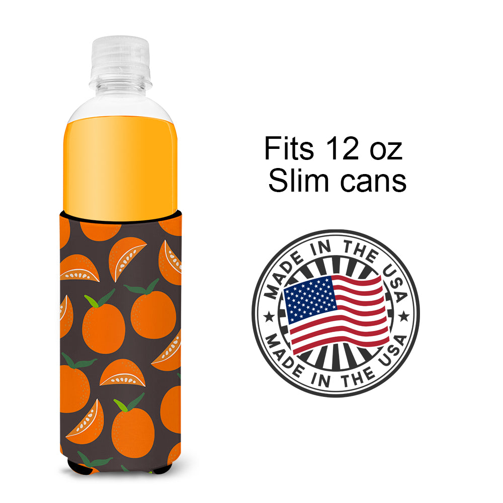 Oranges on Gray  Ultra Hugger for slim cans BB5142MUK  the-store.com.