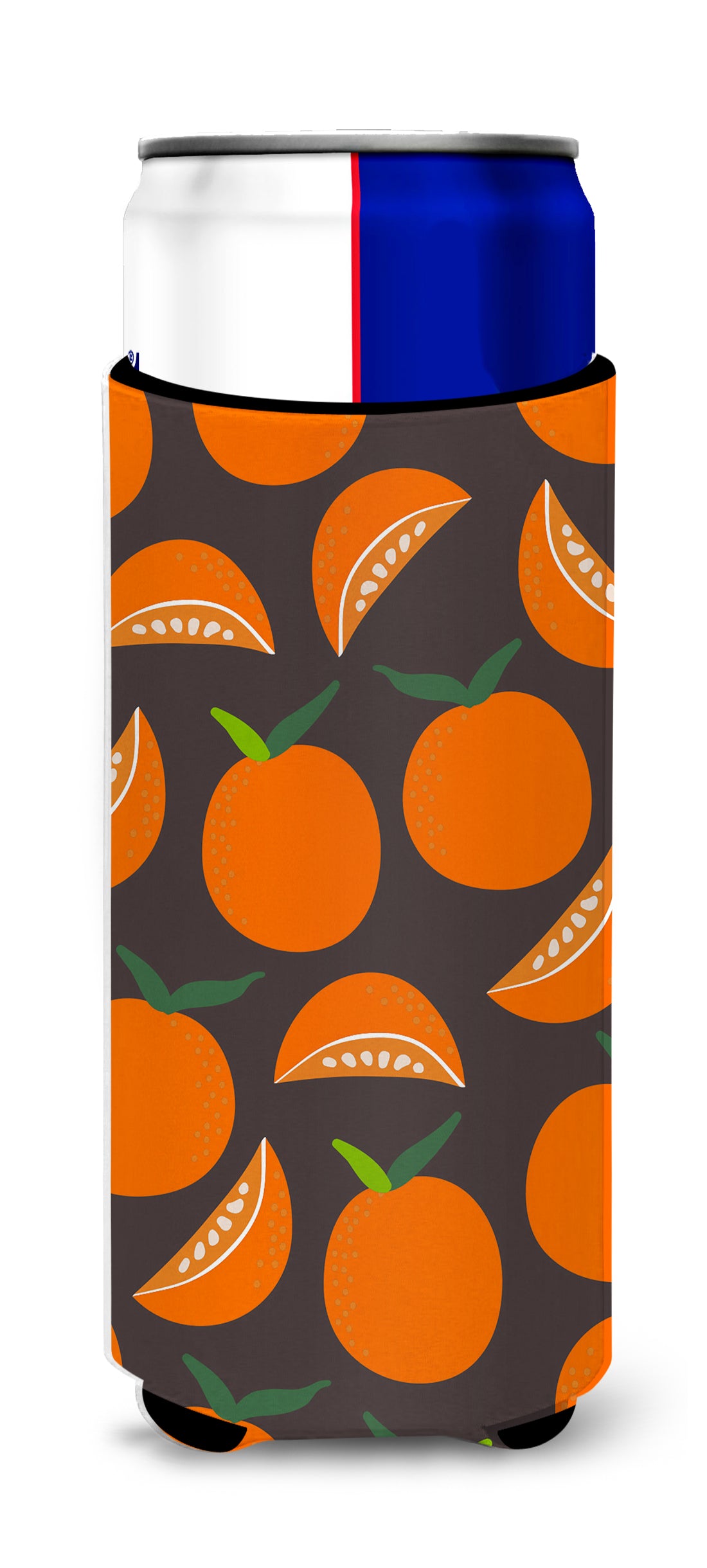 Oranges on Gray  Ultra Hugger for slim cans BB5142MUK  the-store.com.