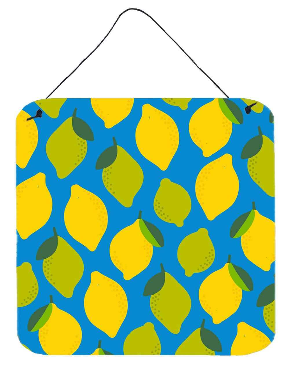 Lemons and Limes Wall or Door Hanging Prints by Caroline's Treasures