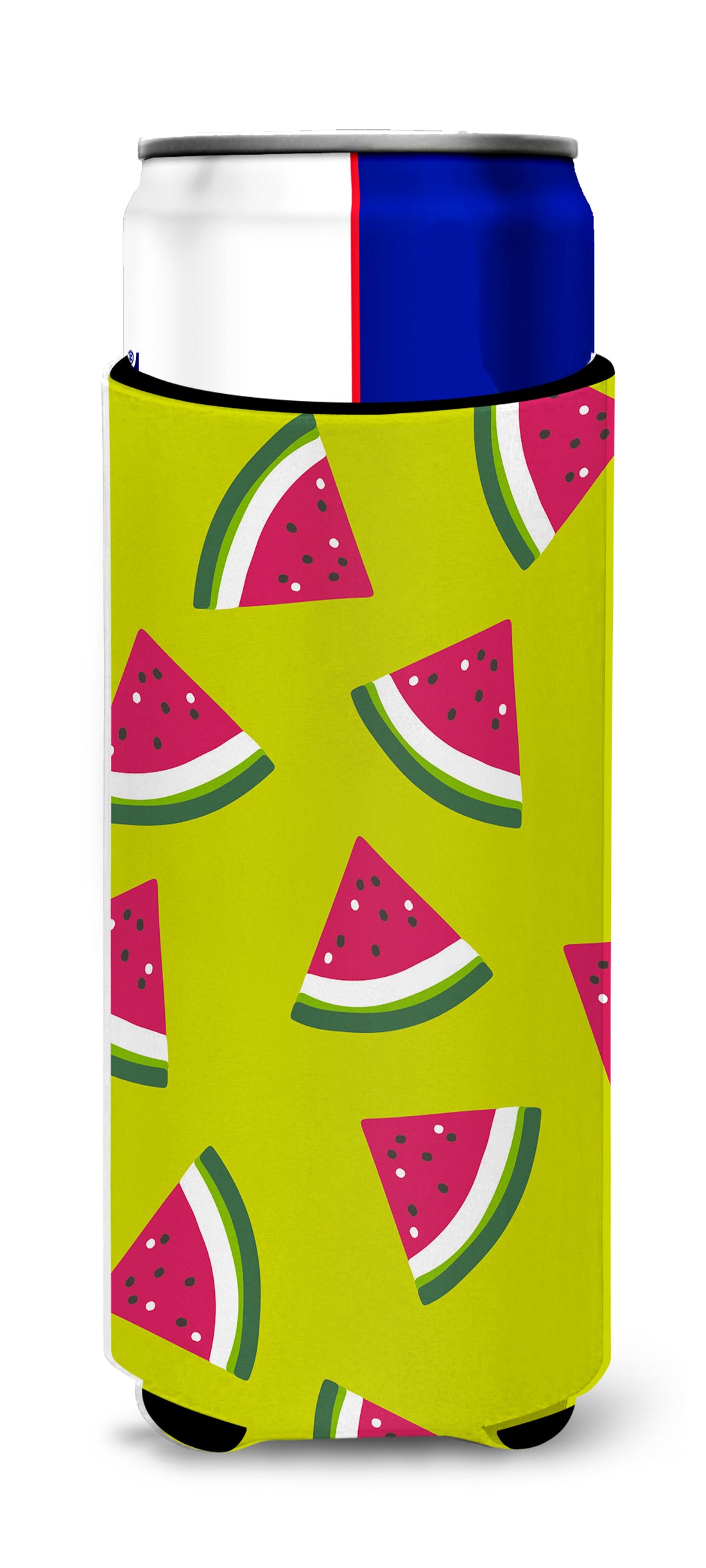 Watermelon on Lime Green  Ultra Hugger for slim cans BB5151MUK  the-store.com.