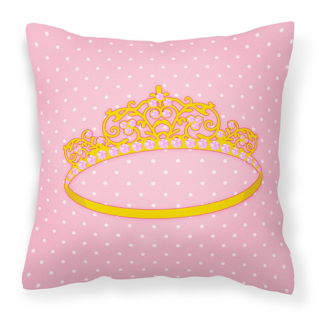 Ballerina Tiara Fabric Decorative Pillow BB5155PW1818 by Caroline&#39;s Treasures