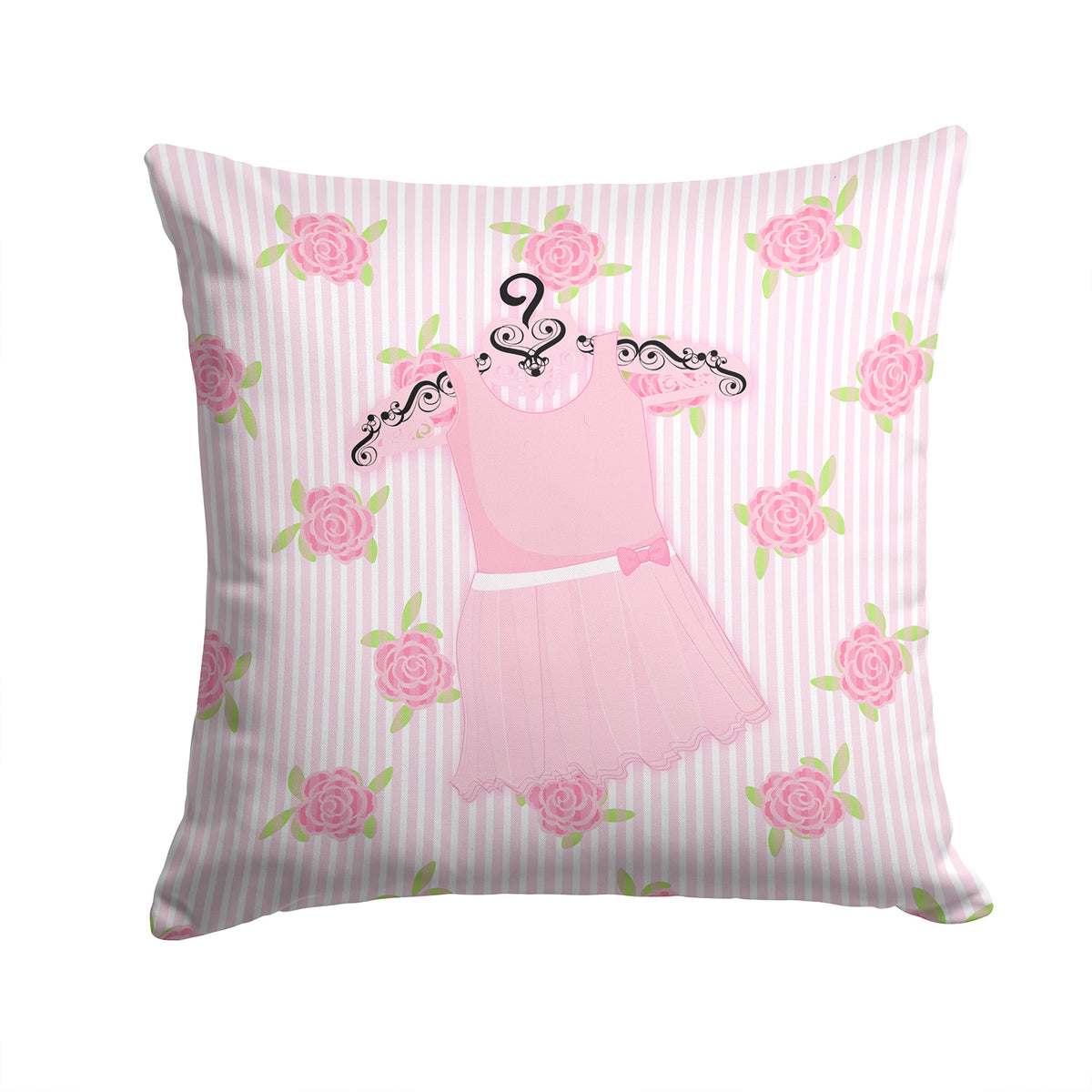 Ballerina Ballet Attire Fabric Decorative Pillow BB5158PW1414 - the-store.com