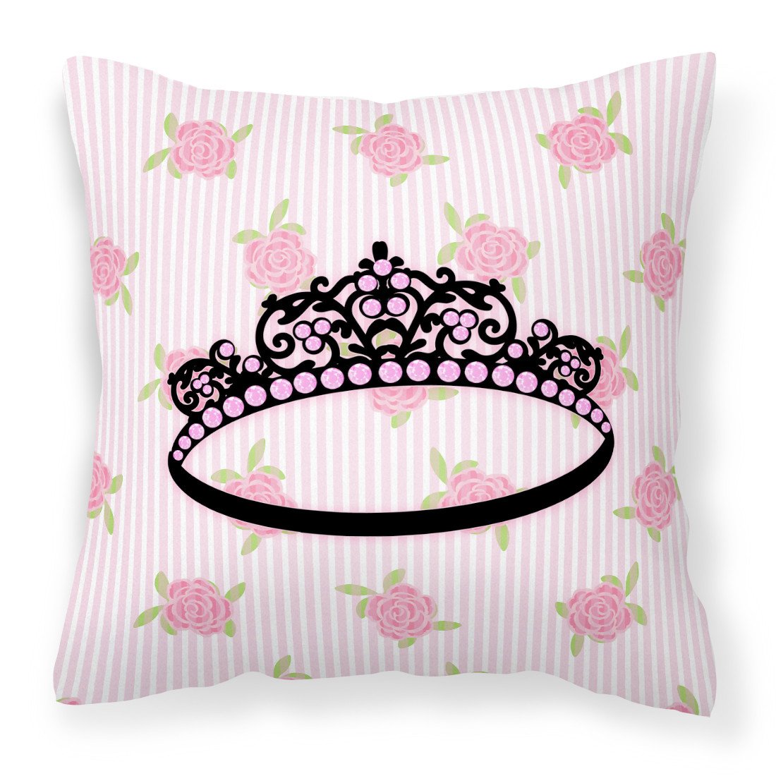 Ballerina Tiara Sparkles Fabric Decorative Pillow BB5159PW1818 by Caroline&#39;s Treasures