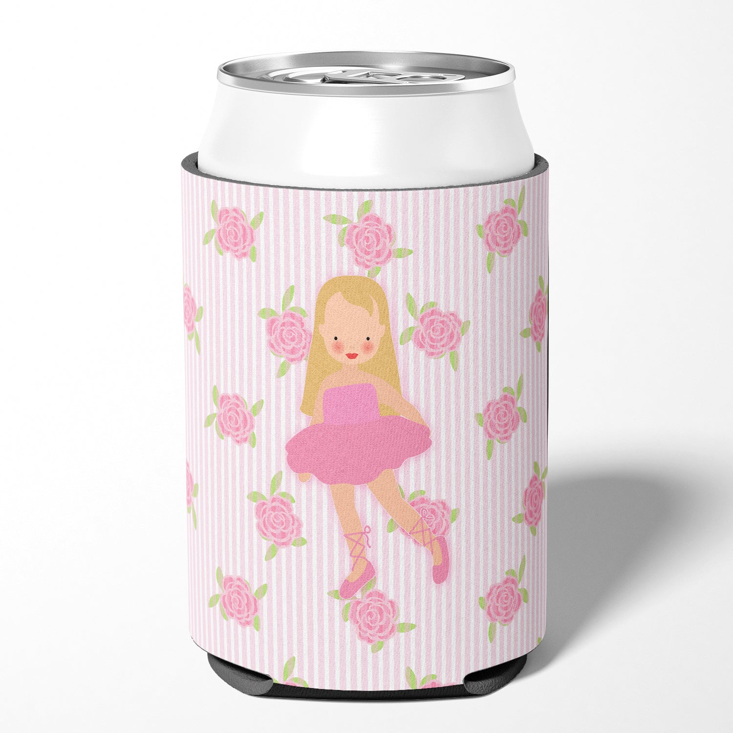 Ballerina Long Haired Blonde Can or Bottle Hugger BB5185CC  the-store.com.