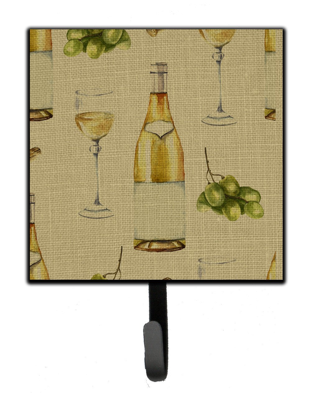 White Wine on Linen Leash or Key Holder BB5194SH4 by Caroline&#39;s Treasures