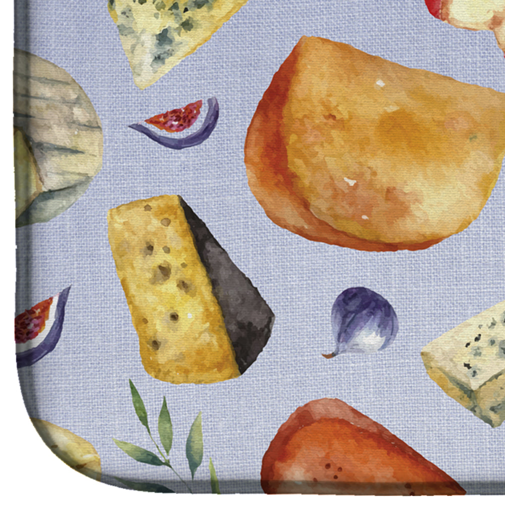 Assortment of Cheeses Dish Drying Mat BB5198DDM  the-store.com.