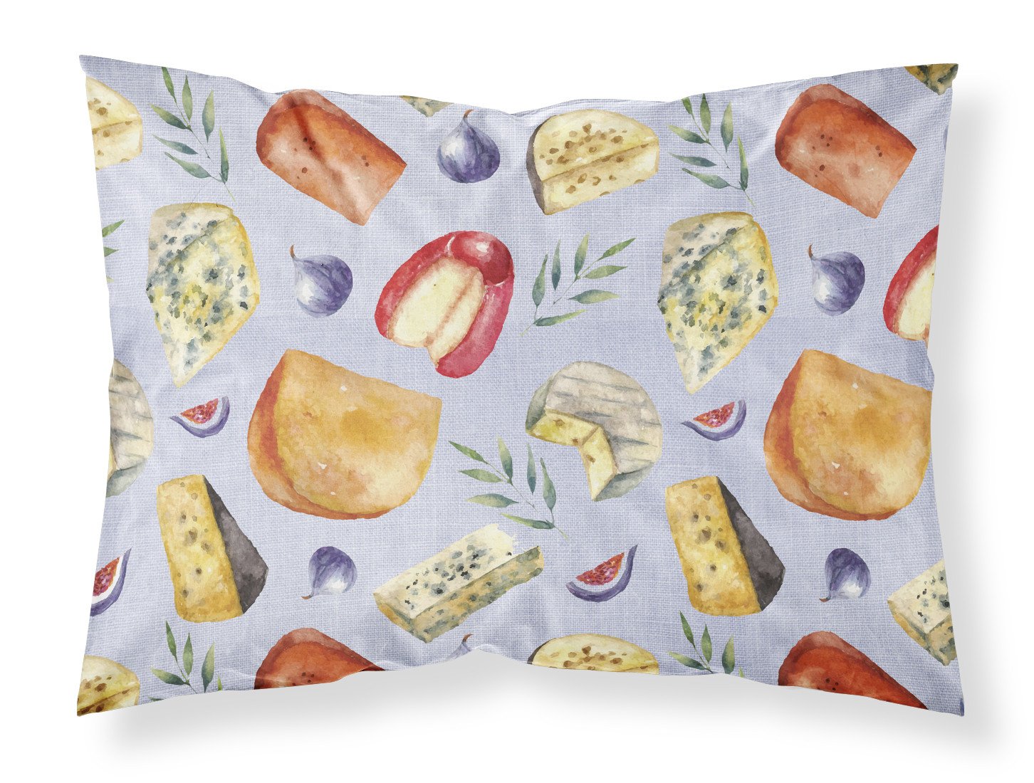 Assortment of Cheeses Fabric Standard Pillowcase BB5198PILLOWCASE by Caroline's Treasures