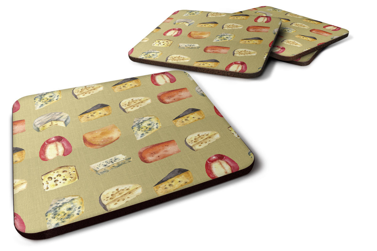 Cheeses Foam Coaster Set of 4 BB5199FC - the-store.com