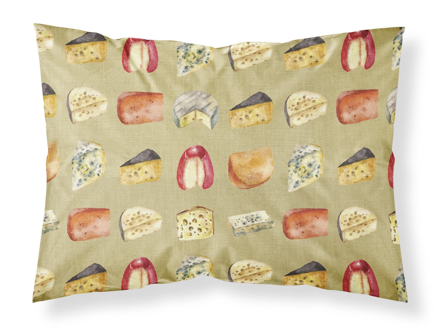 Cheeses Fabric Standard Pillowcase BB5199PILLOWCASE by Caroline's Treasures