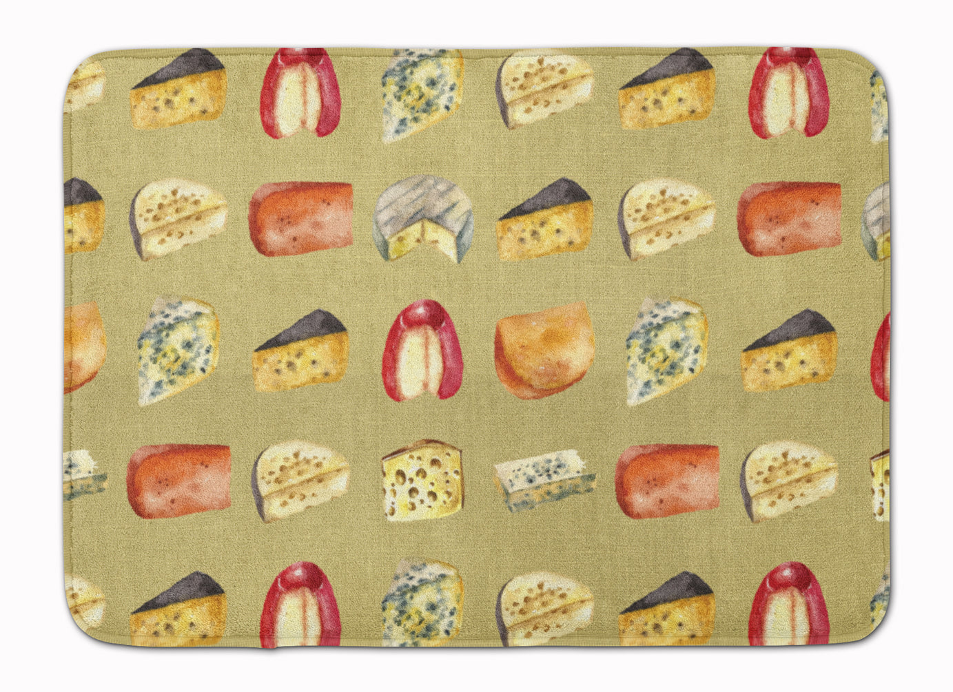 Cheeses Machine Washable Memory Foam Mat BB5199RUG - the-store.com